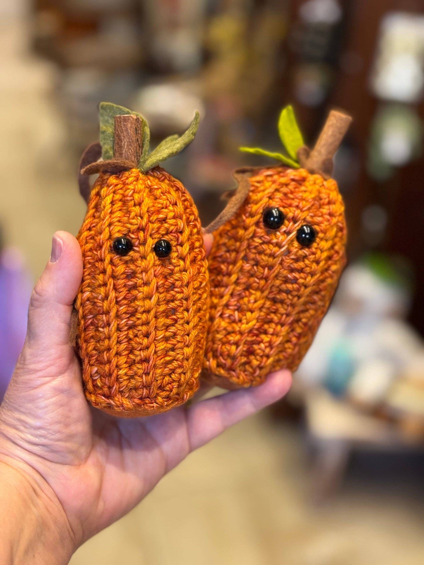 Handmade Ghosties & Pumpkins