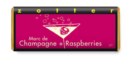 Marc De Champagne + Raspberries