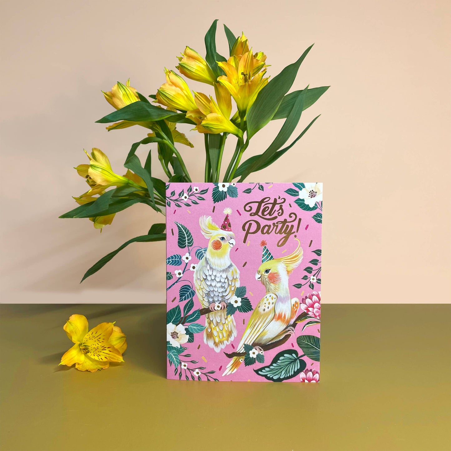 Party Birds | Stationery | Birthday Greeting Card | Foil