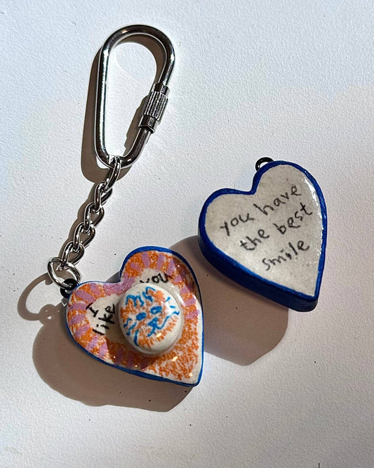 ‘I like you. You have the best smile.’ Keychain