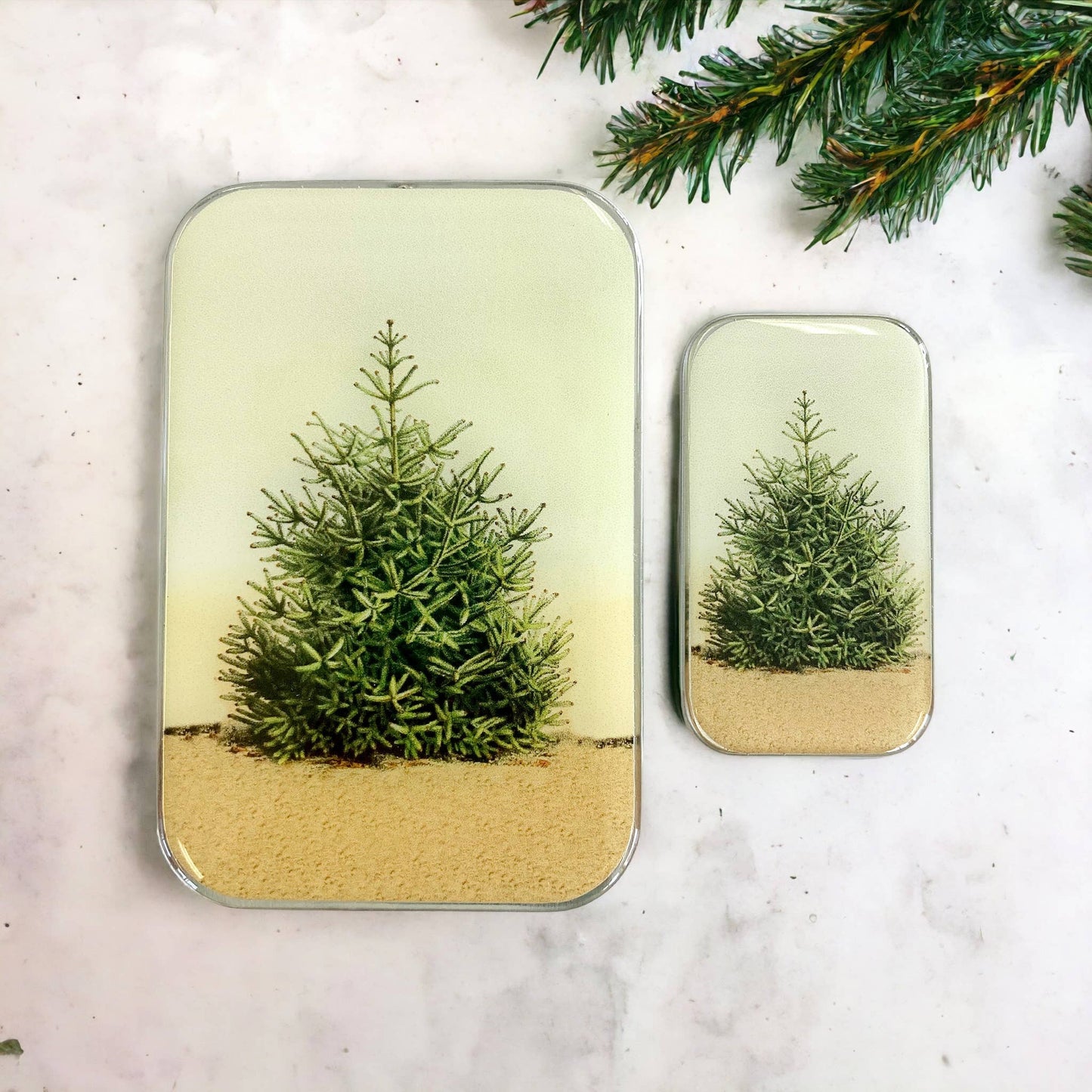 Pine Tree notions tin: Small