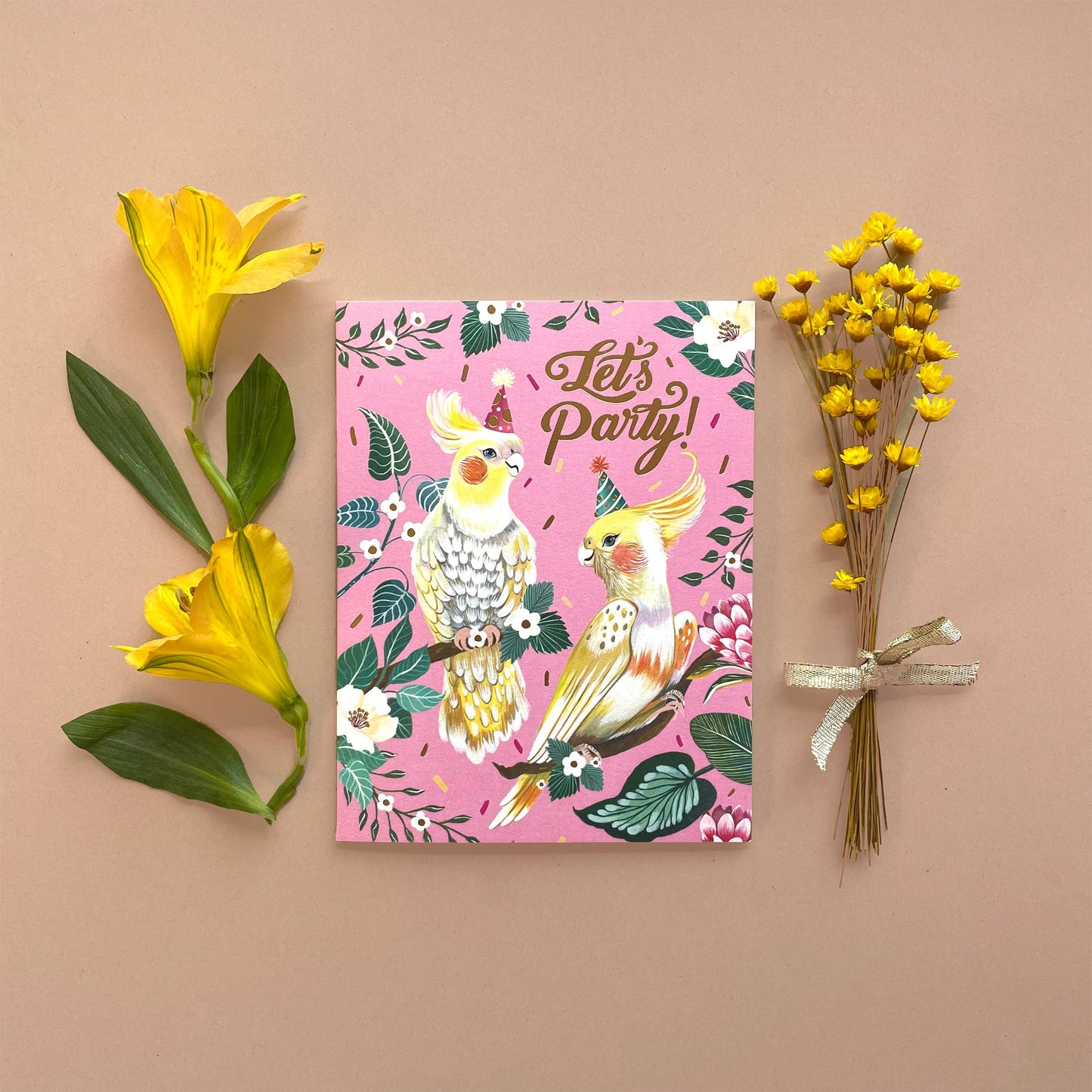 Party Birds | Stationery | Birthday Greeting Card | Foil