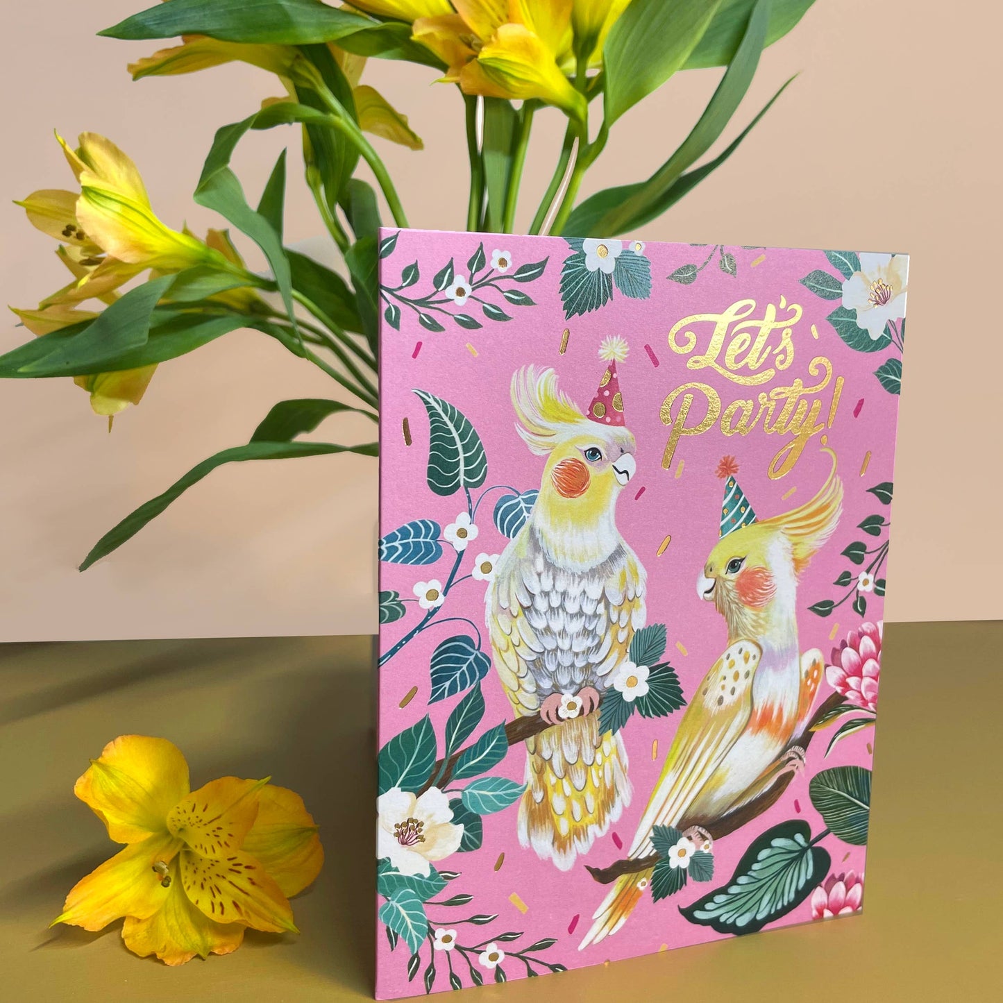 Party Birds | Stationery | Birthday Greeting Card | Foil