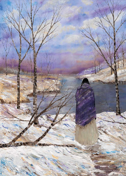 Cold Colors by Artist Jeanne Rorex-Bridges Art Print