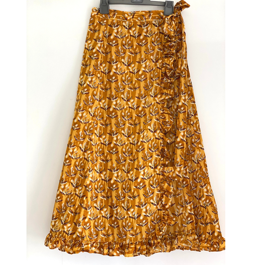 Wrap Skirt with ruffle