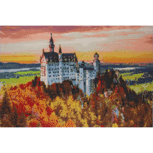 Castle in Fall Foliage Diamond Painting Kit
