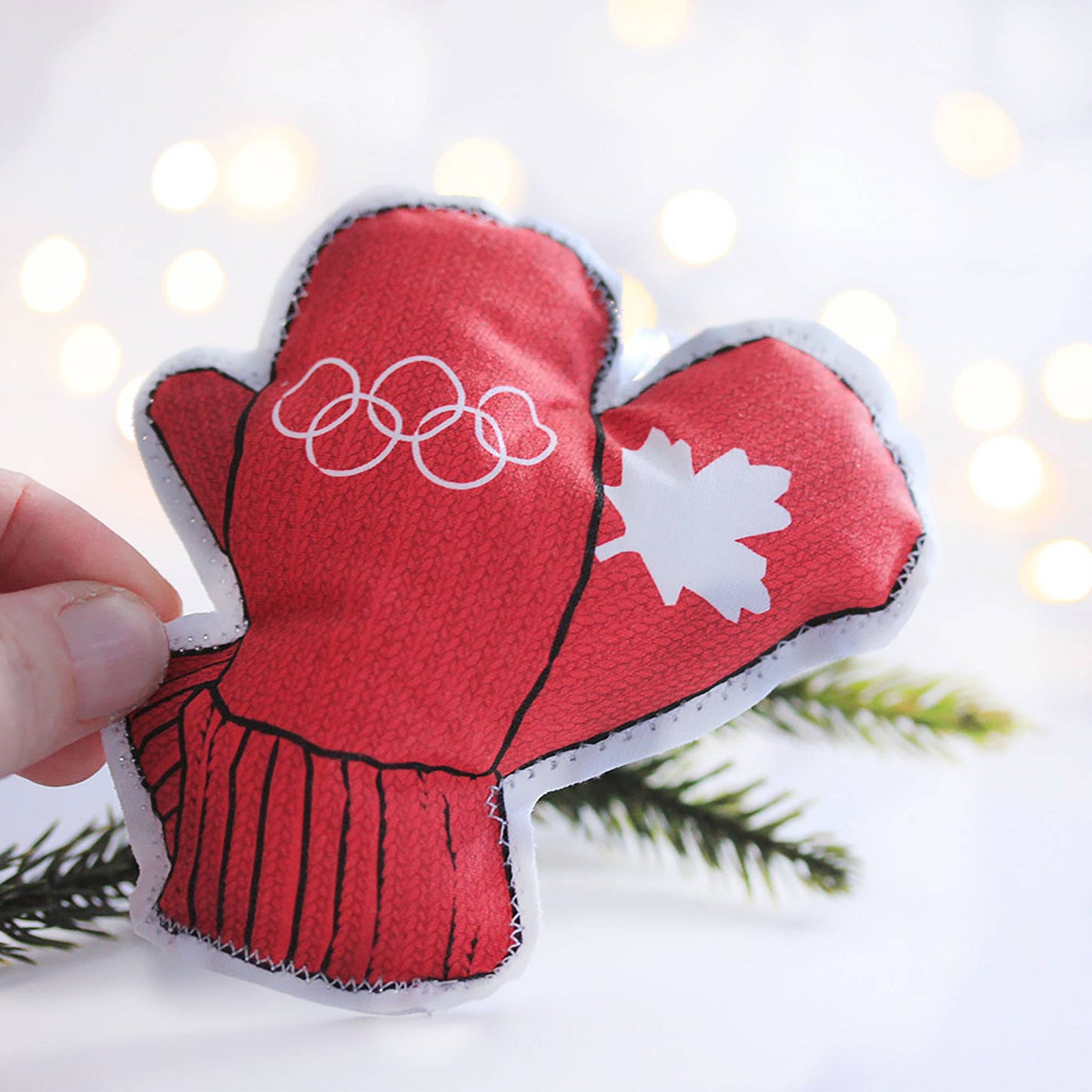 Olympic mittensg ornament