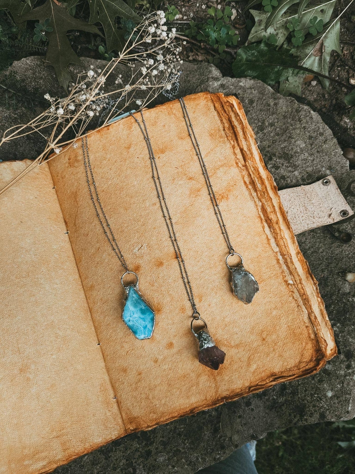 Larimar Calm Pendant Necklace – Soothing & Restorative