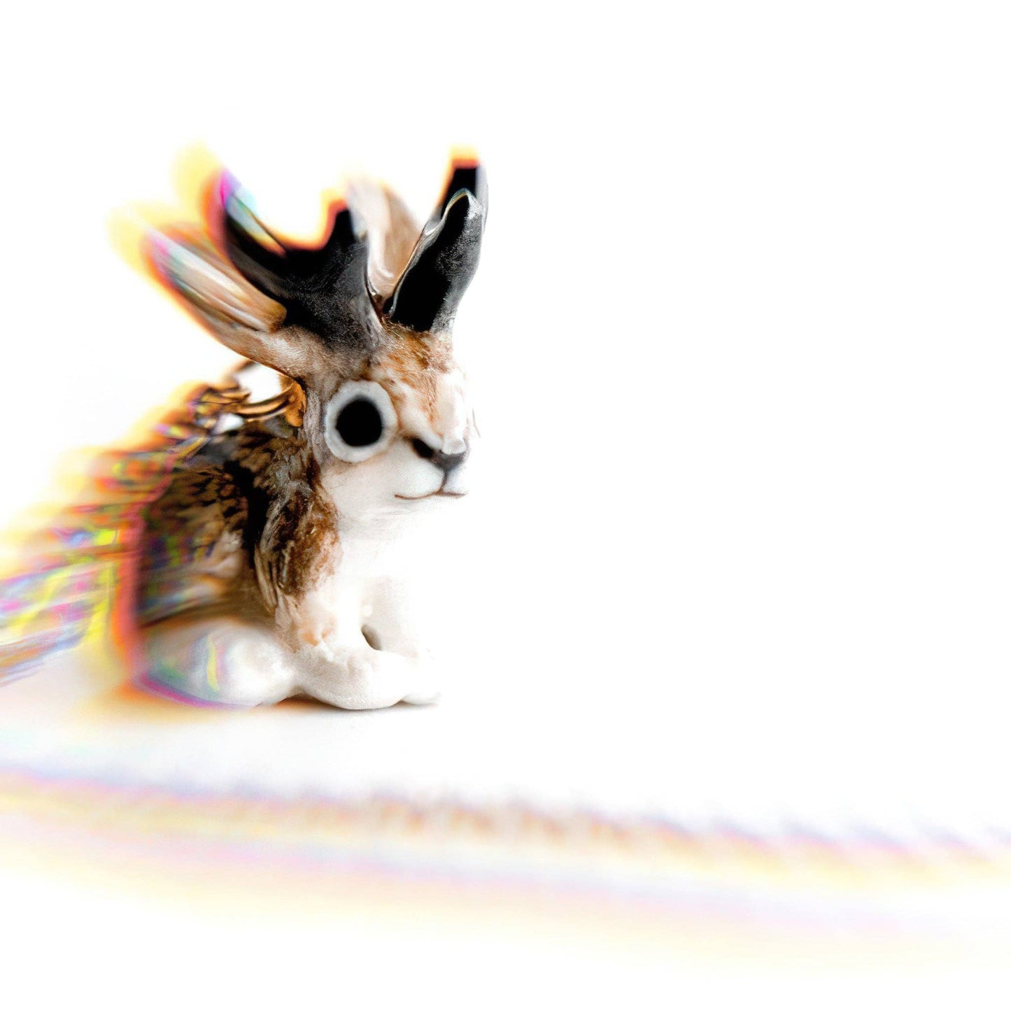 Jackalope Porcelain Necklace