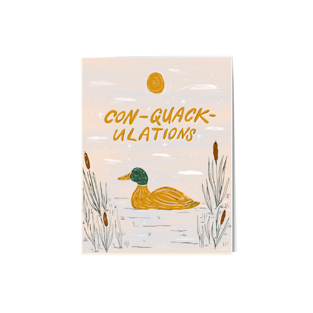 Con-quack-ulations generic congratulations