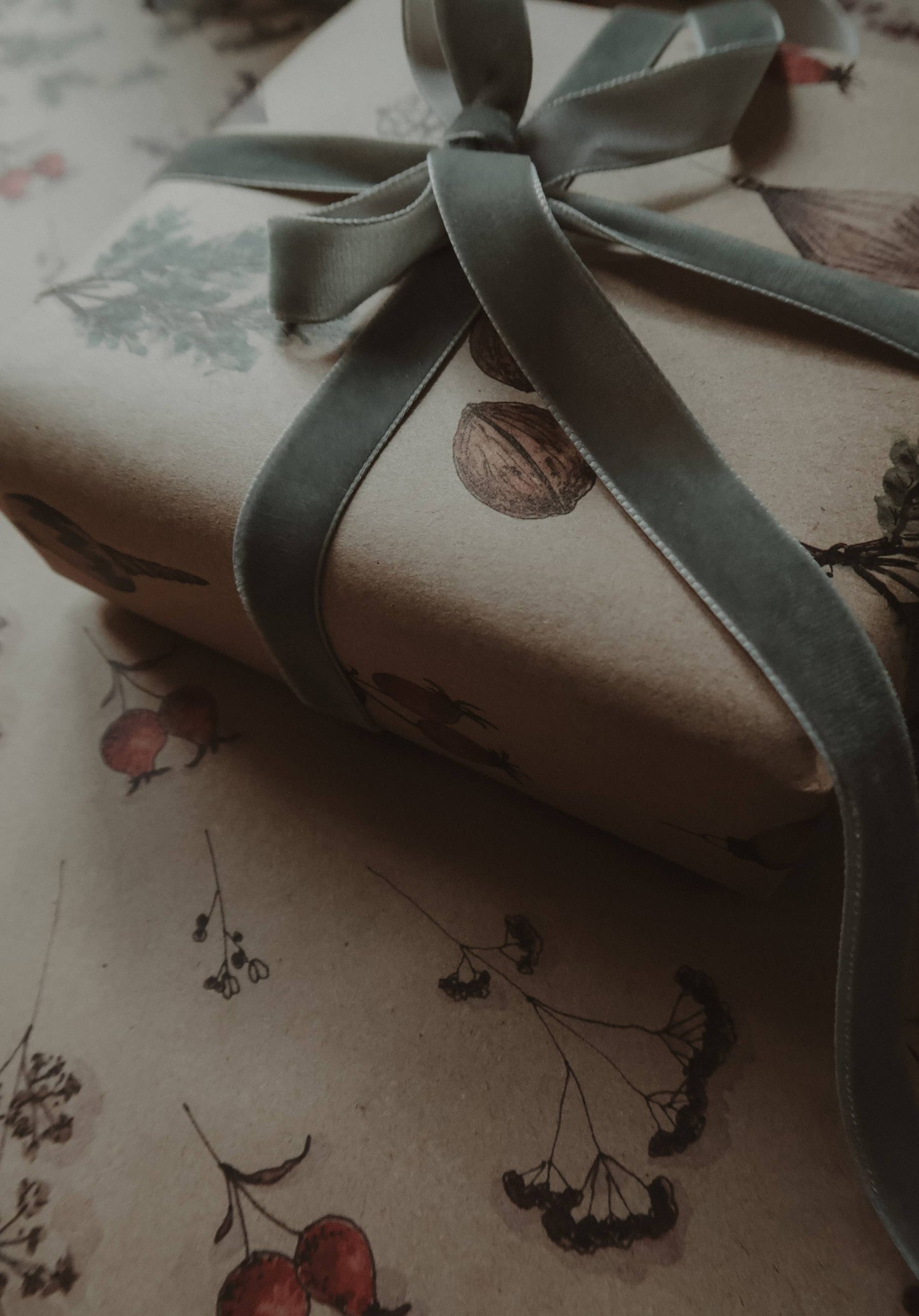 Christmas decors kraft Gift Paper