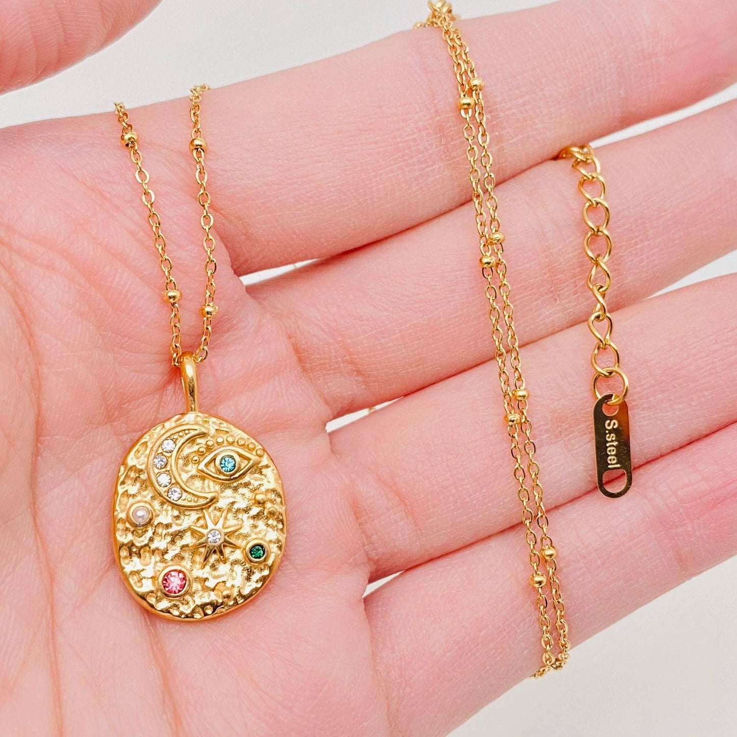 Celestial Pendant Necklace