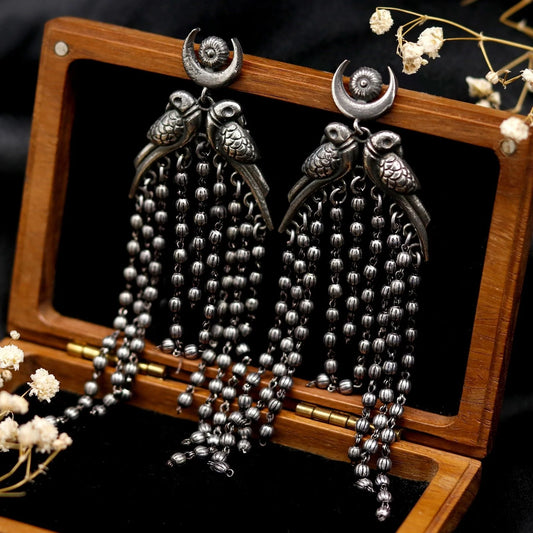 PREORDER Peacock Earrings