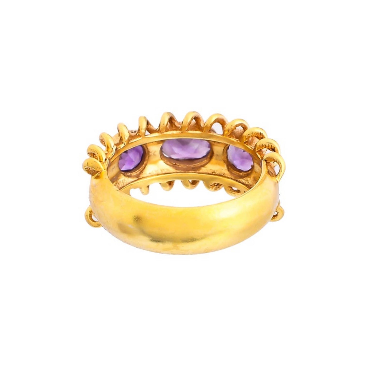 Amethyst Gold Ring