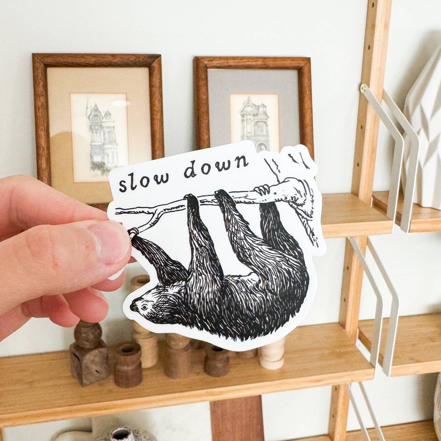 Slow Down Sloth Sticker