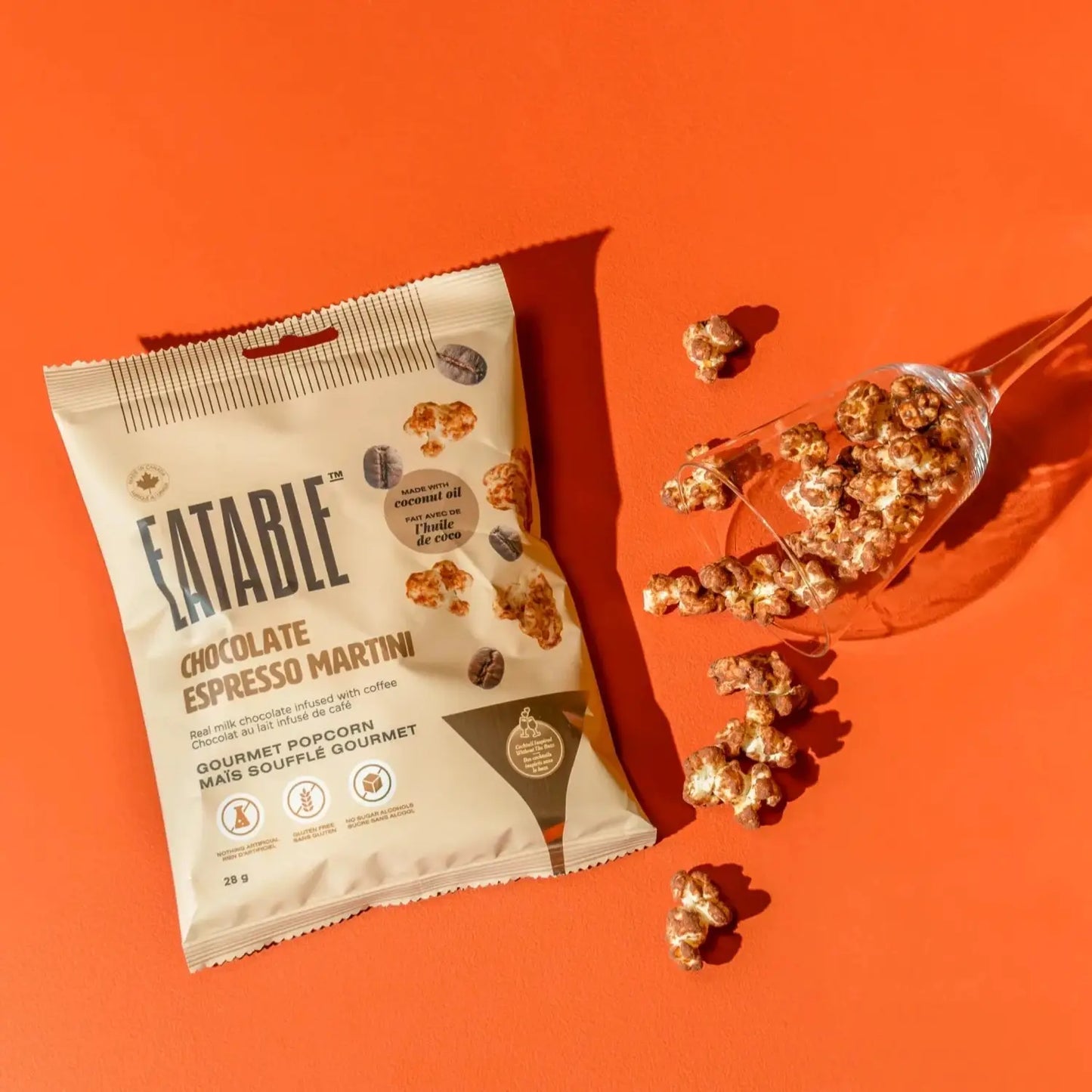 Mini Chocolate Espresso Martini - Milk Chocolate Popcorn