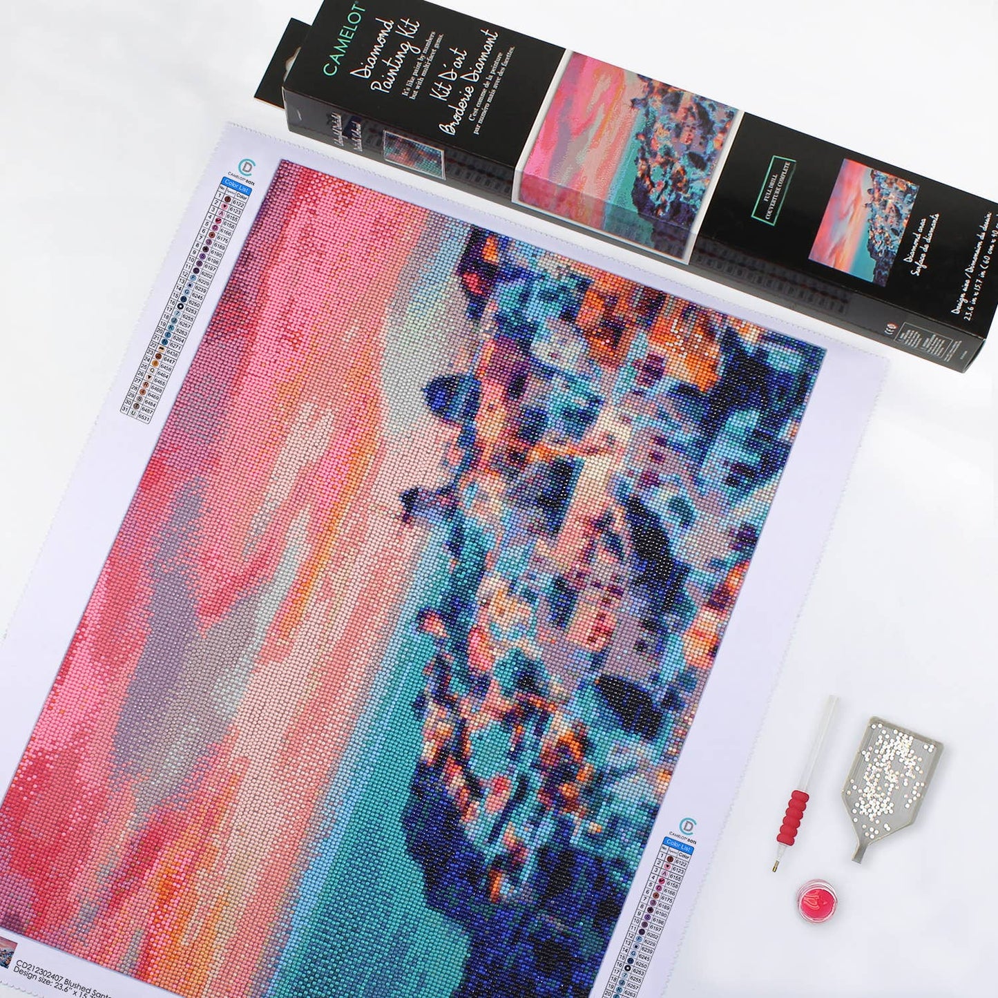 Blushed Santorini Diamond Painting Kit