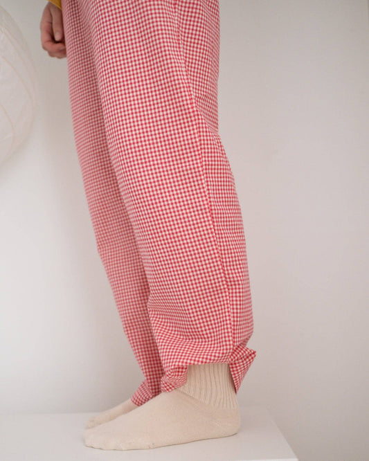 Woman's plum butter pants: Fruity