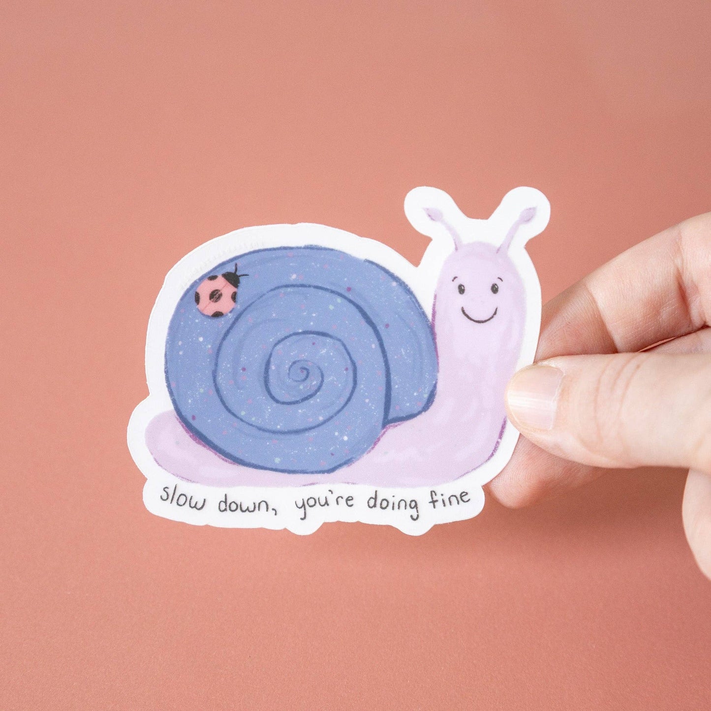 Snail Clear Sticker