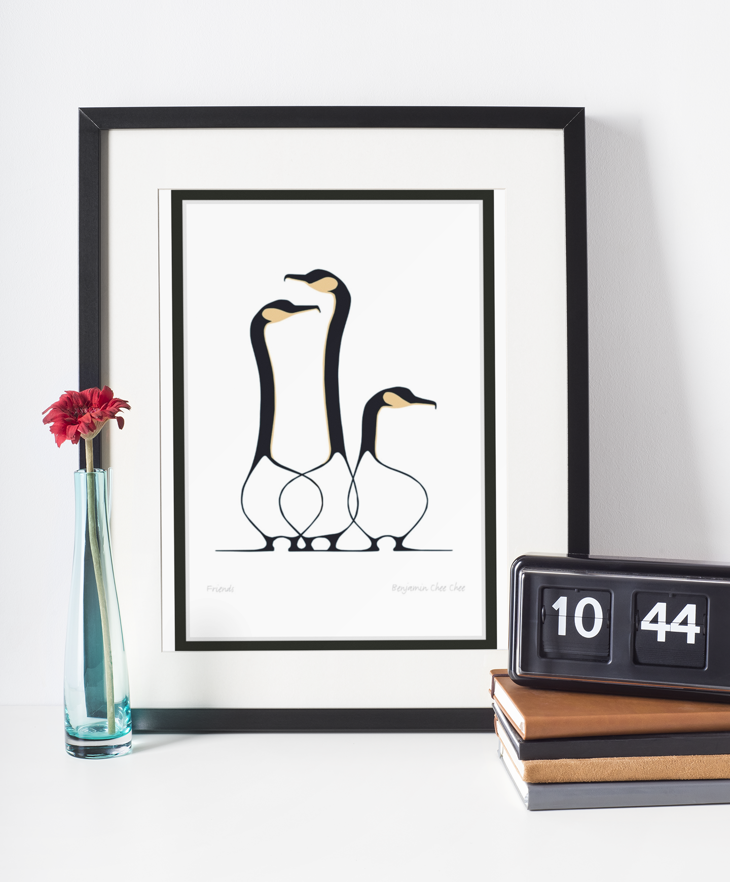 Friends by Benjamin Chee Chee Framed Art Print