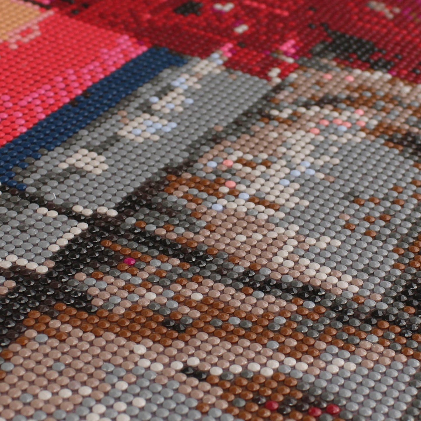 Red Lighthouse Diamond Painting Kit: 01 Multi