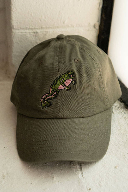Jumpy Dad Hat: Olive