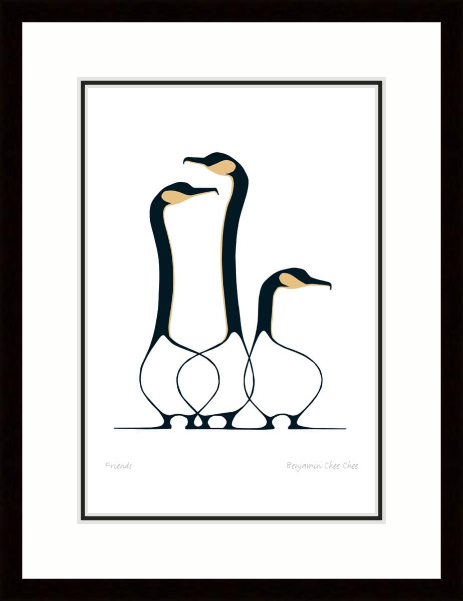 Friends by Benjamin Chee Chee Framed Art Print