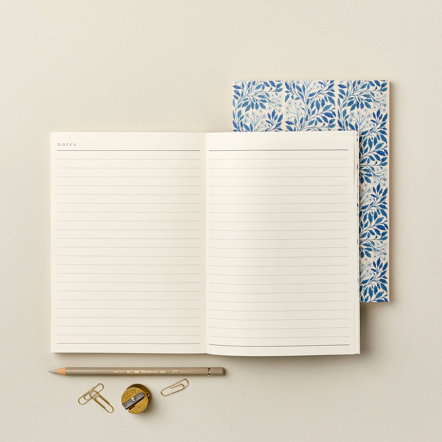 Blue Flora Weekly Planner