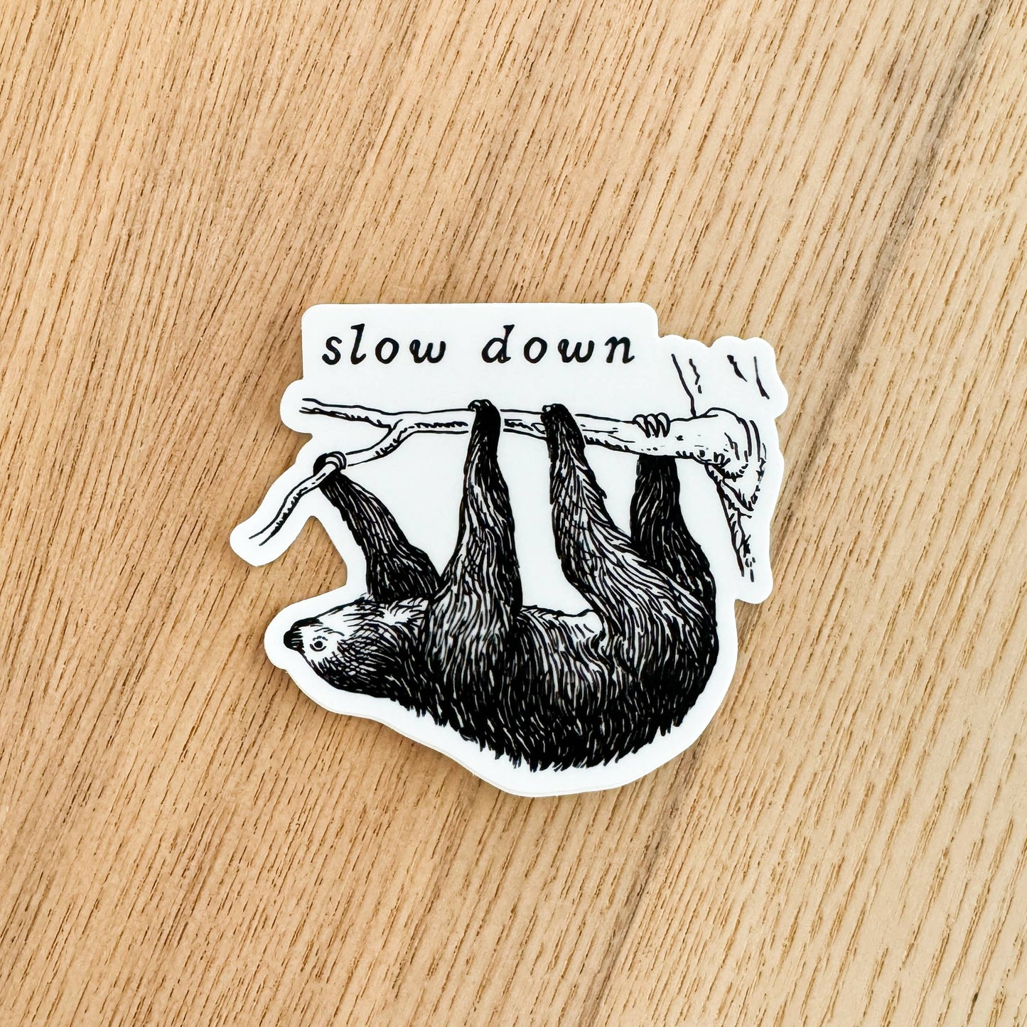 Slow Down Sloth Sticker