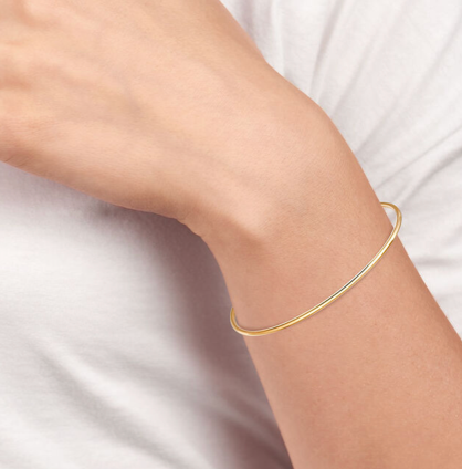 Belle- Memory Steel Bangle- Flexi and wrap: Silver