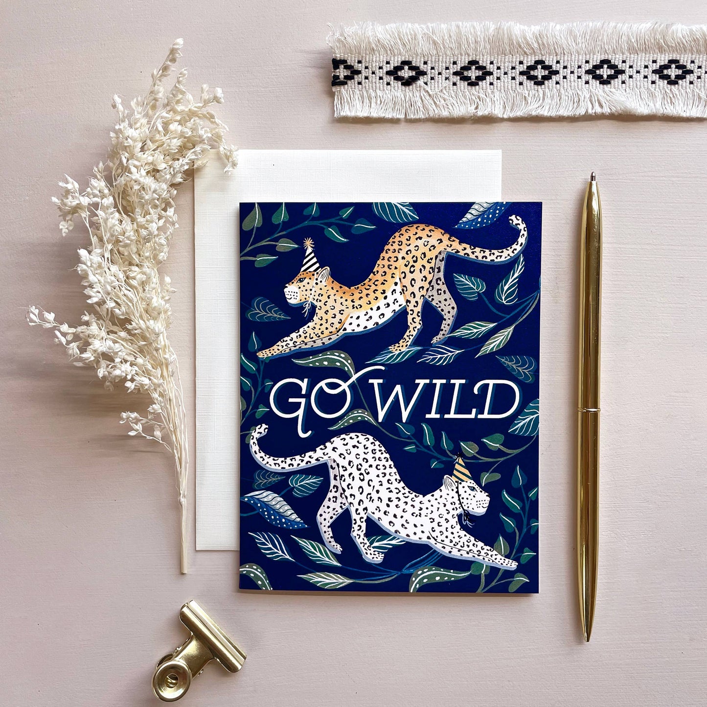 Leopard Birthday Card | Stationery | Birthday Greeting Card