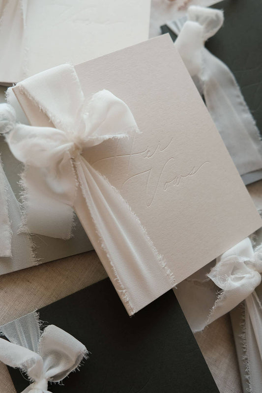 Letterpress Vow Books: Mist / His