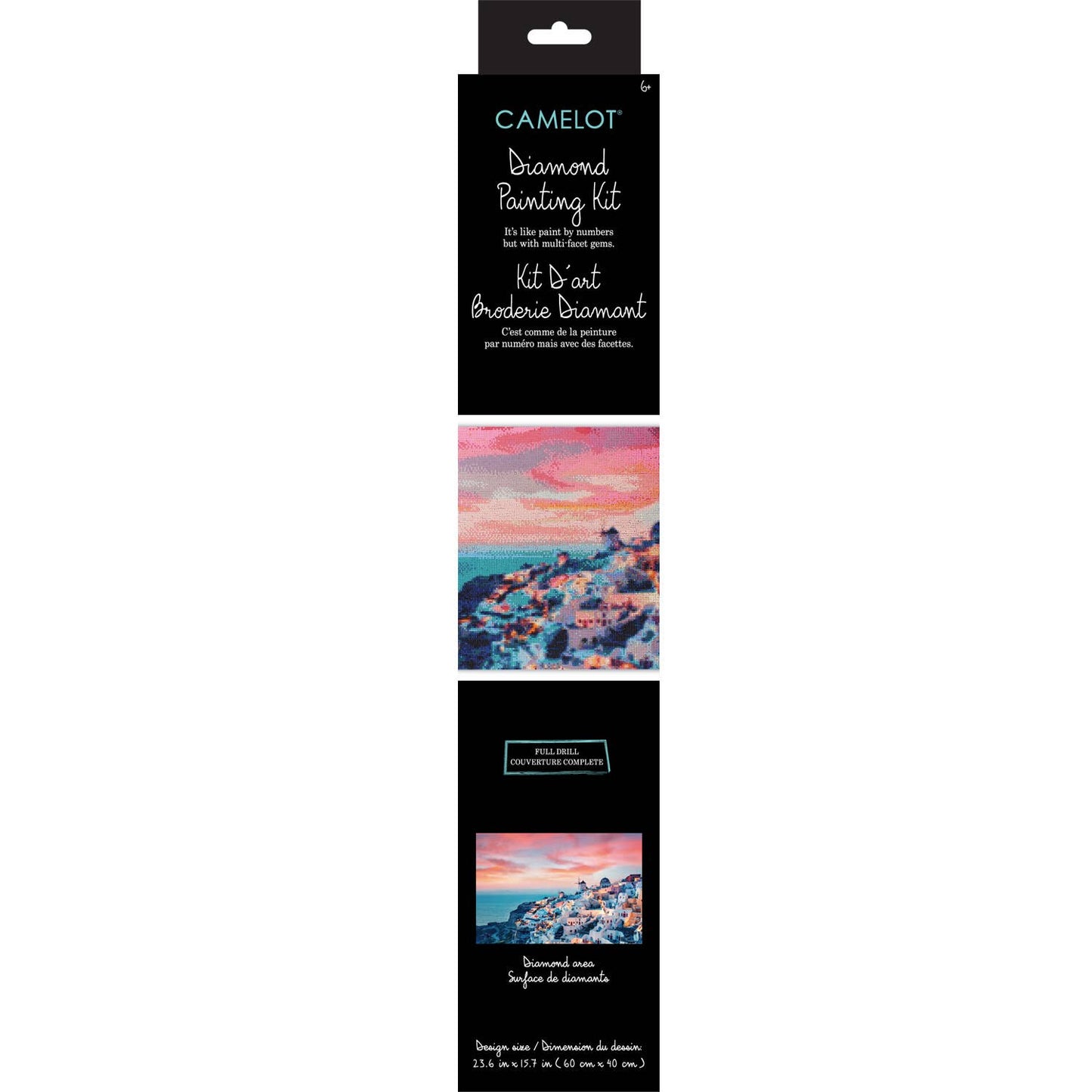 Blushed Santorini Diamond Painting Kit