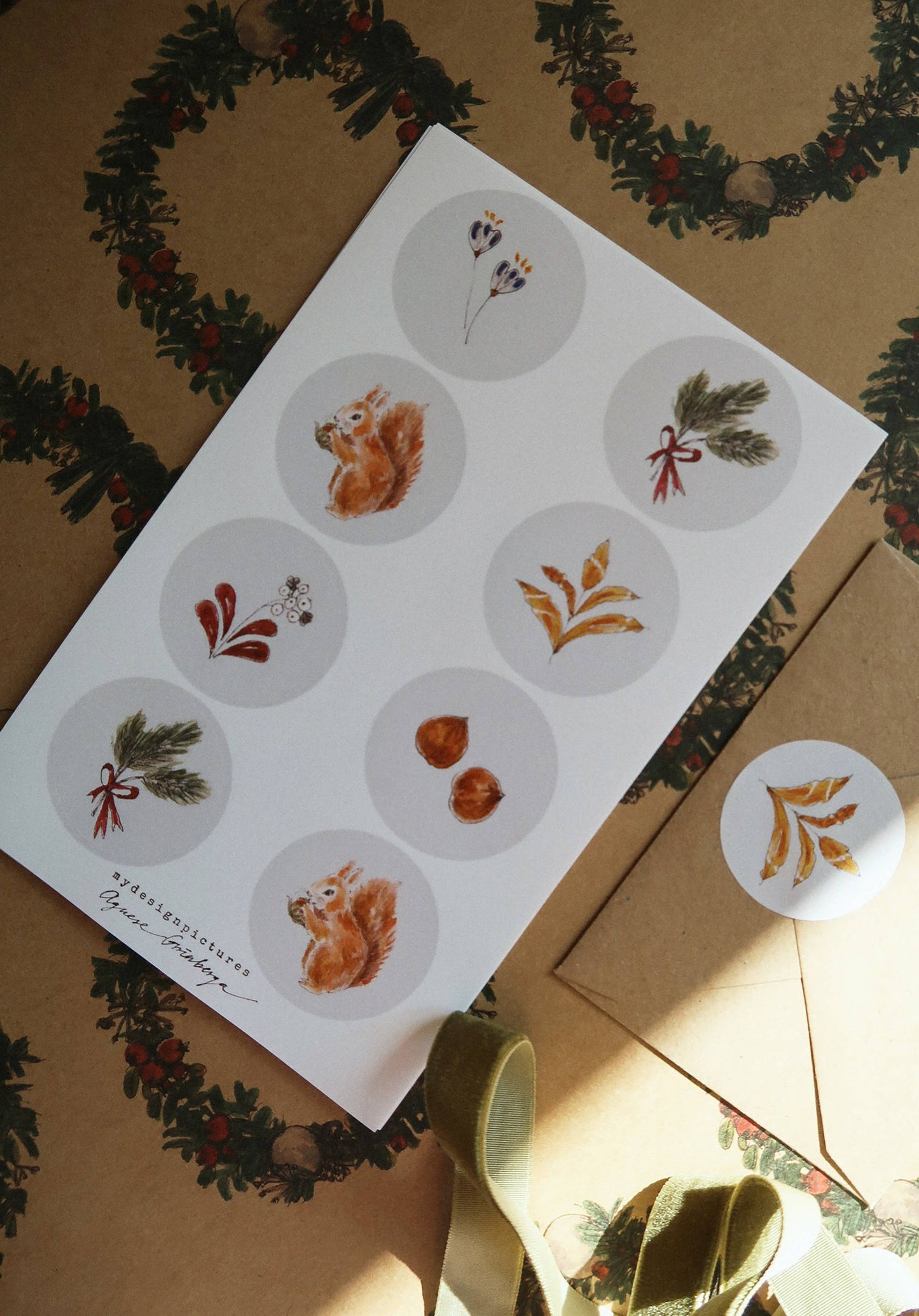 Winter season Sticker Set