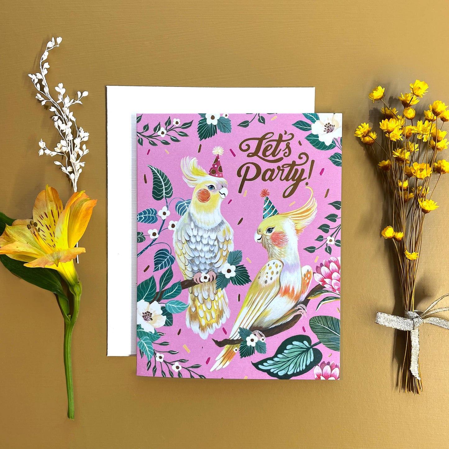 Party Birds | Stationery | Birthday Greeting Card | Foil