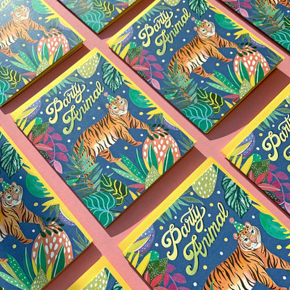 Tiger Birthday Card | Stationery  | Birthday Greeting Card