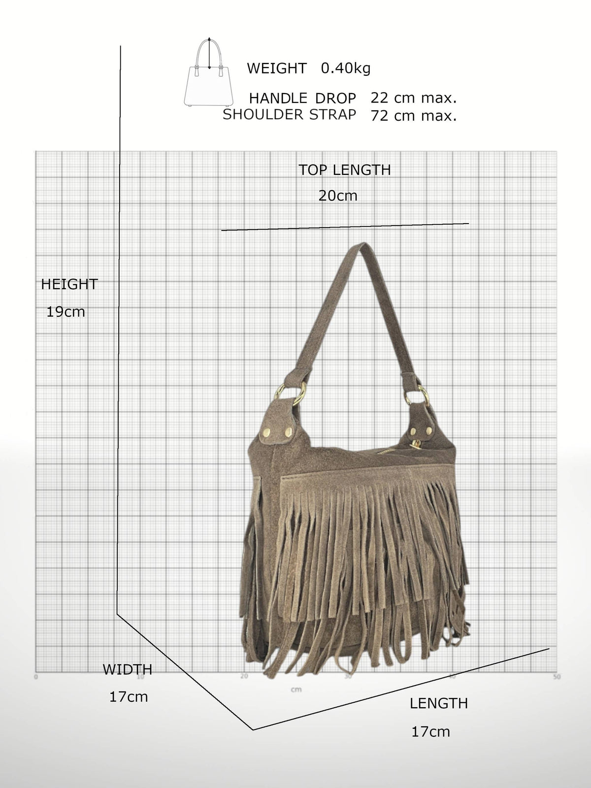 ORQUIDEA - Suede leather bag: Rojo vino