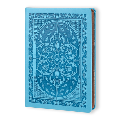 Victoria's Journals Vintage Style Diary/Notebook (Aqua Blue)