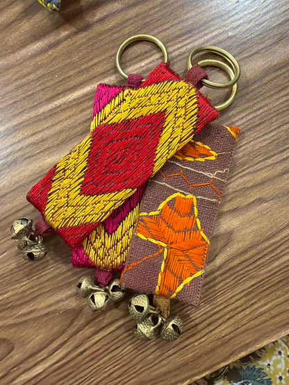 Phulkari Keychain