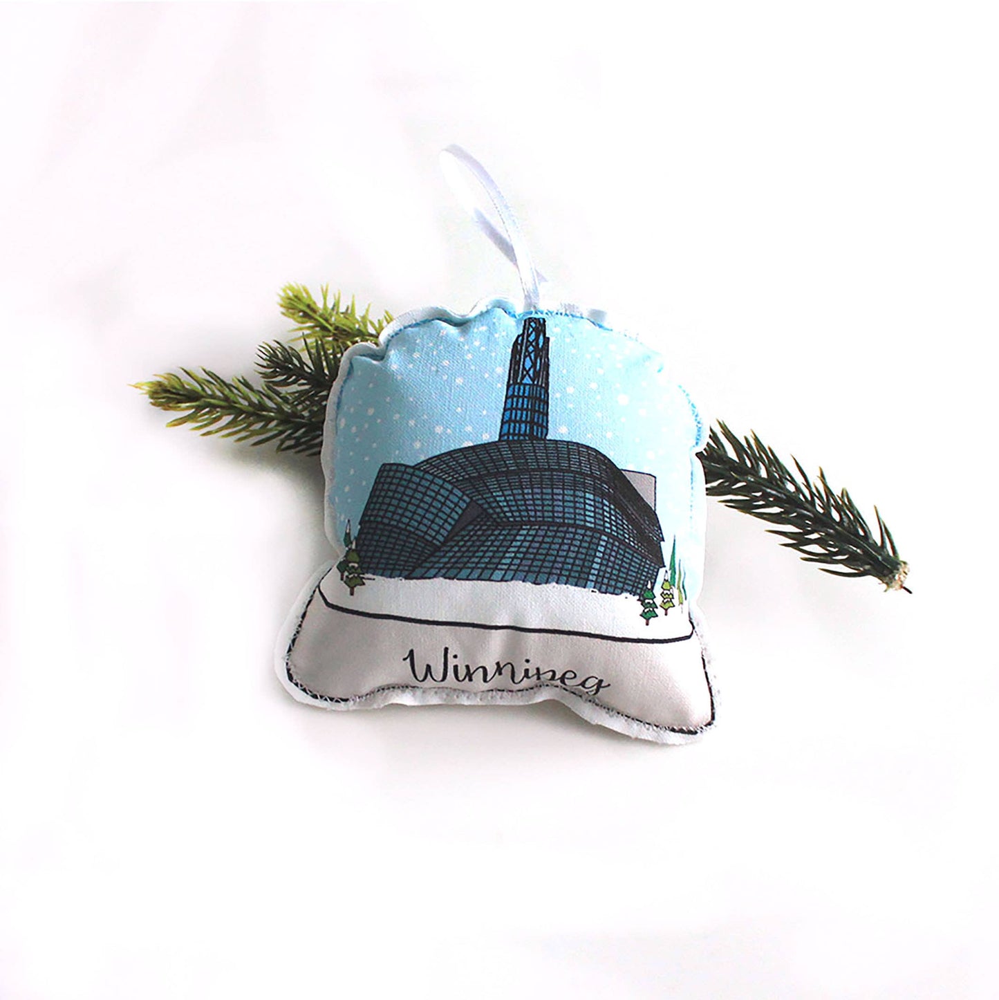 Winnipeg snow globe ornament