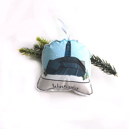 Winnipeg snow globe ornament