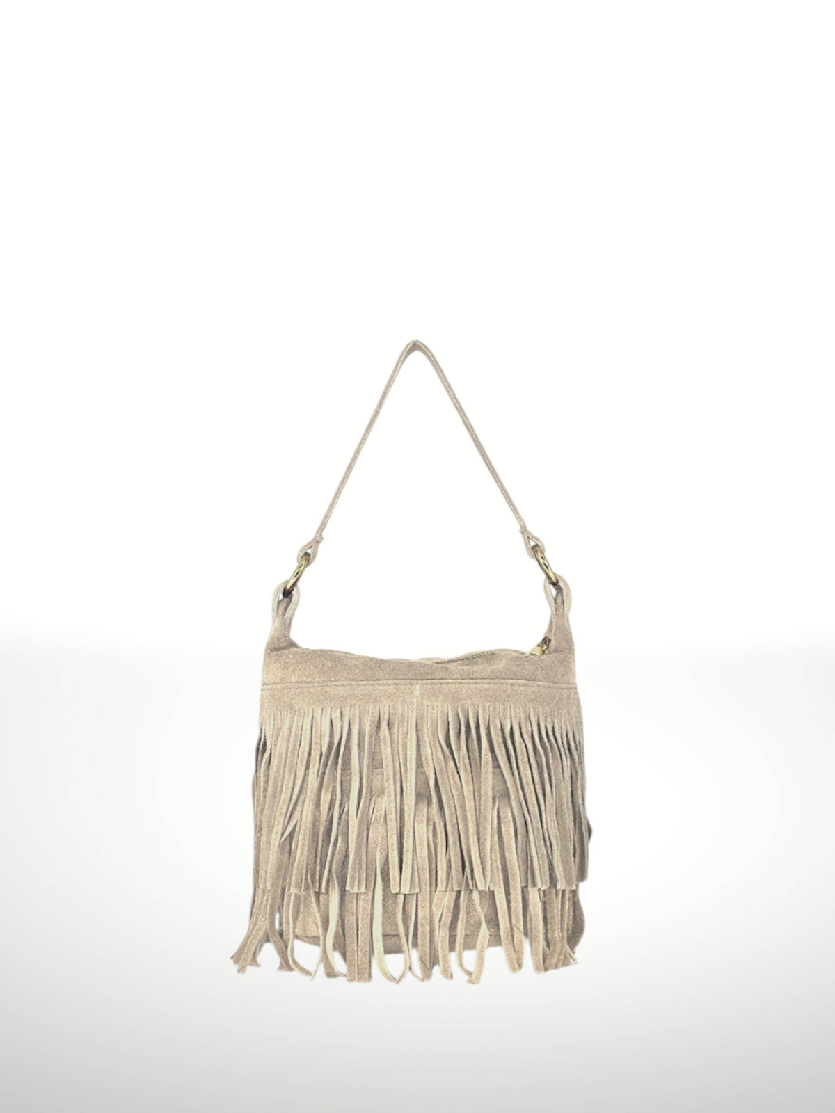 ORQUIDEA - Suede leather bag: Rojo vino