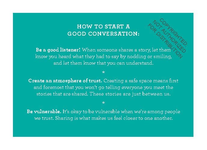 Just Between Us: Conversation Cards for the Whole Family