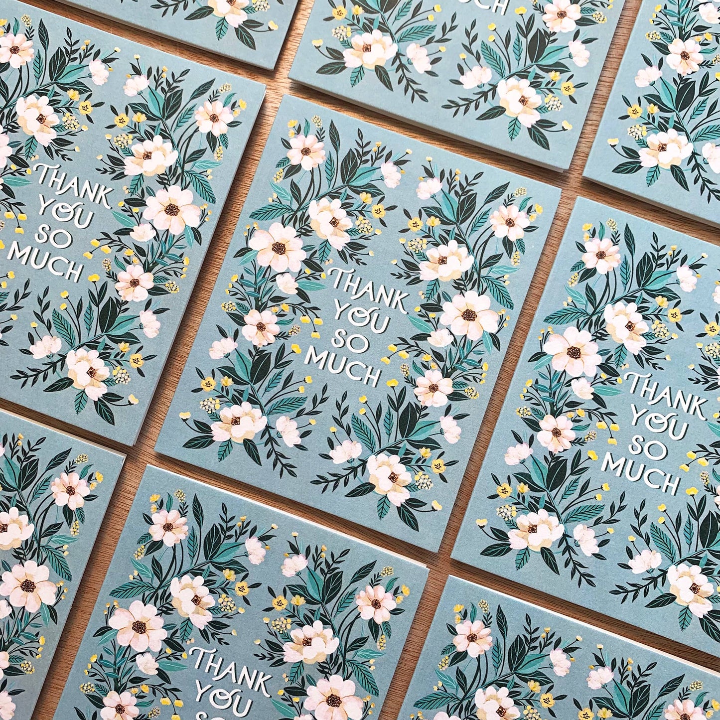 Sweet Flowers Card | Stationery  | Thank you Greeting Card