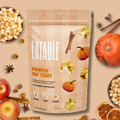 Pumpkin Pop Toddy 🎃 Gourmet Caramel Halloween Popcorn