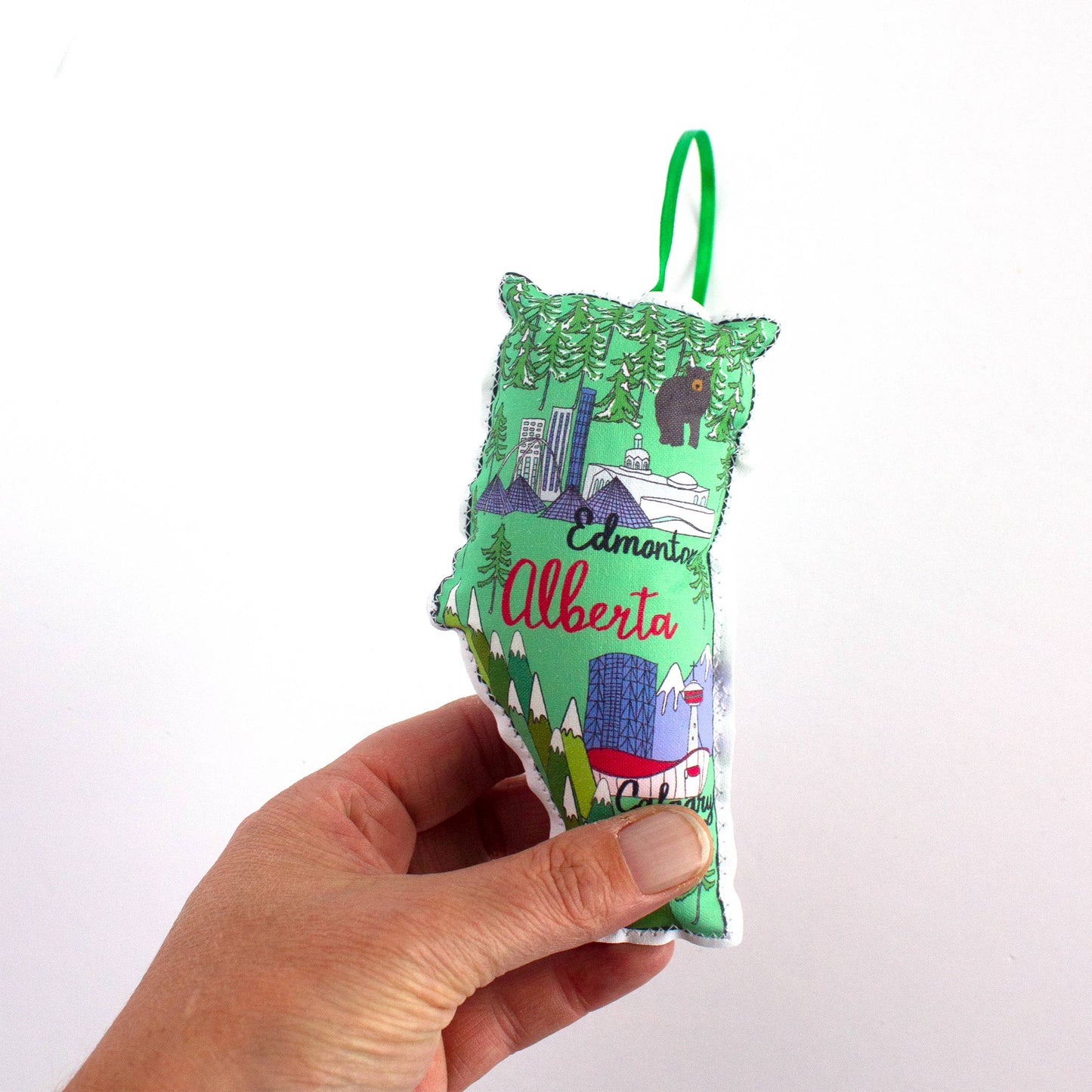 Alberta map ornament