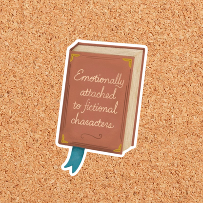 Fictional Characters Book Sticker
