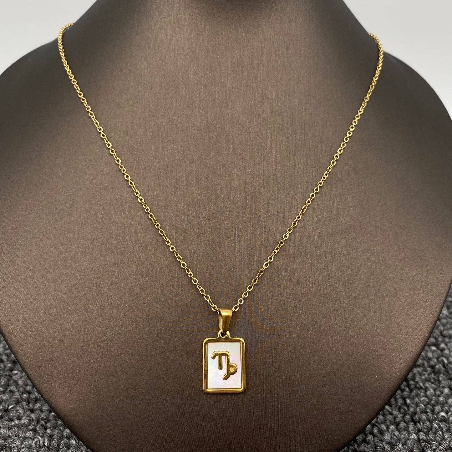 Zodiac  Square Necklace