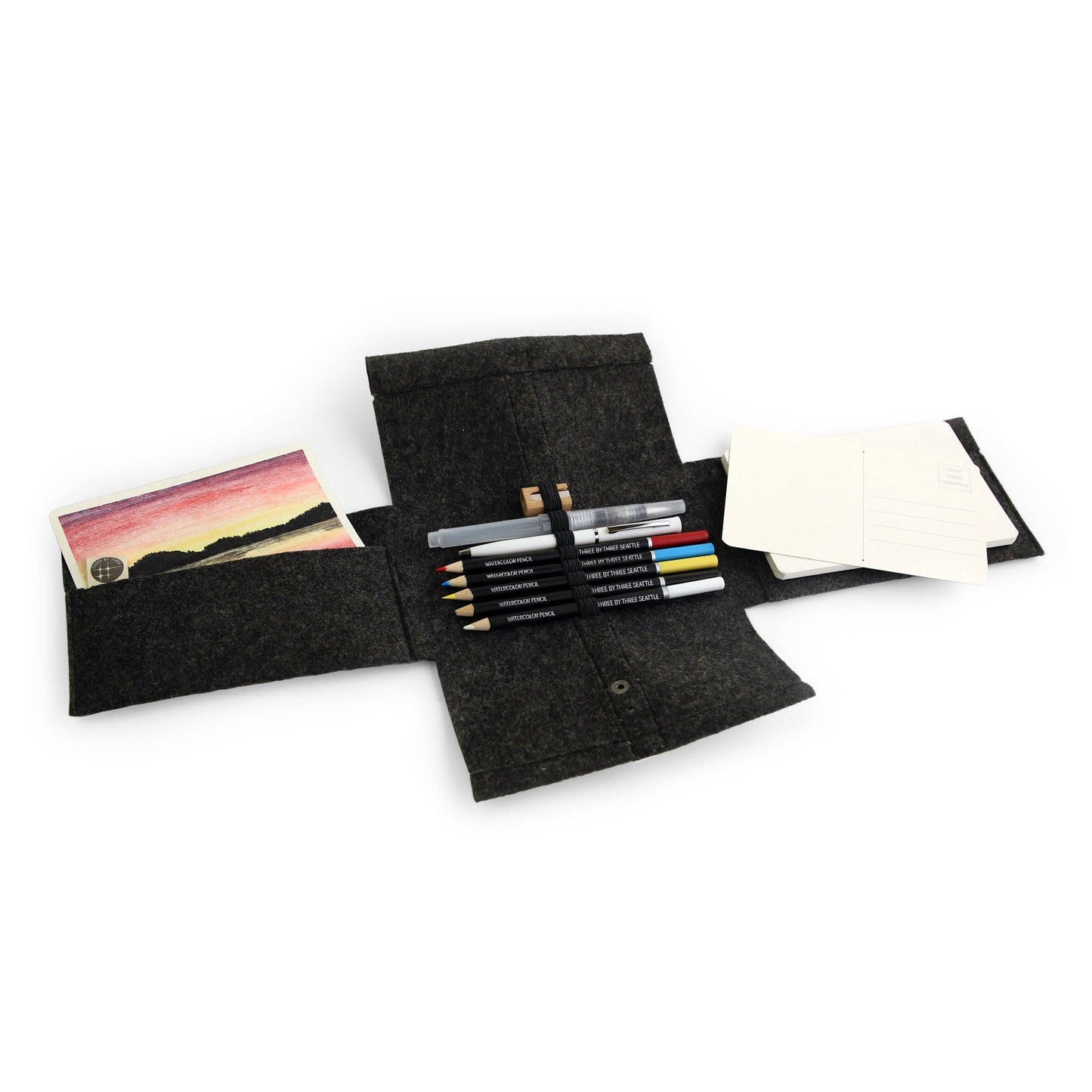 JOTBLOCK travel postcard watercolor pencil set