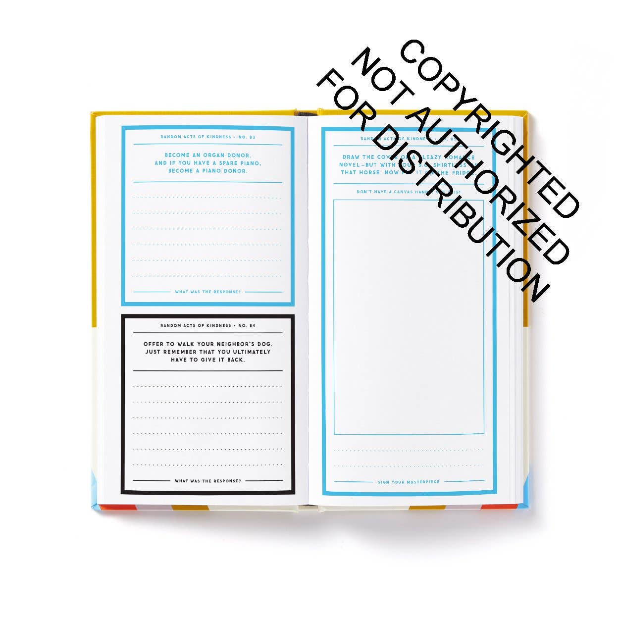 A Billion Random Acts of Kindness Prompted Journal